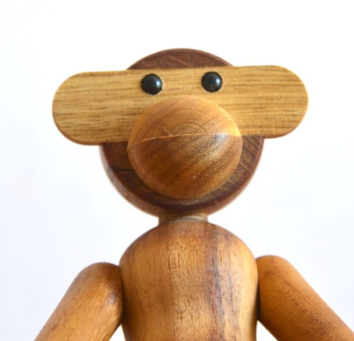 teak sculpture by kay bojesen 1970s 5