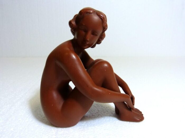 terracotta nude women from goebel 1960s set of 2 1220