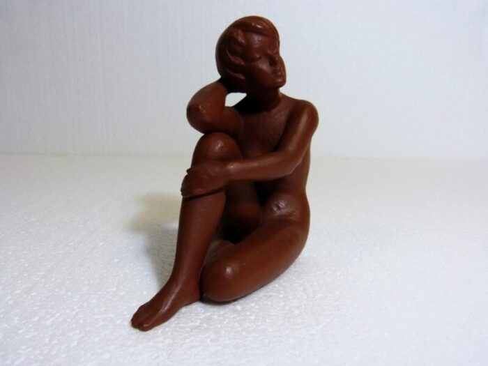 terracotta nude women from goebel 1960s set of 2 3824