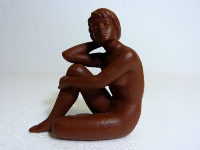 terracotta nude women from goebel 1960s set of 2 9834