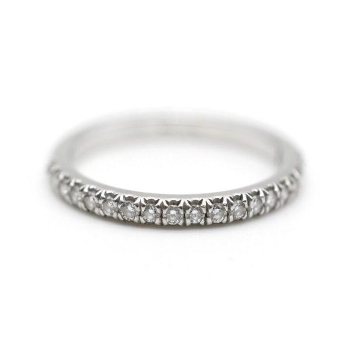 tiffany and co soleste half eternity band in platinum 0250