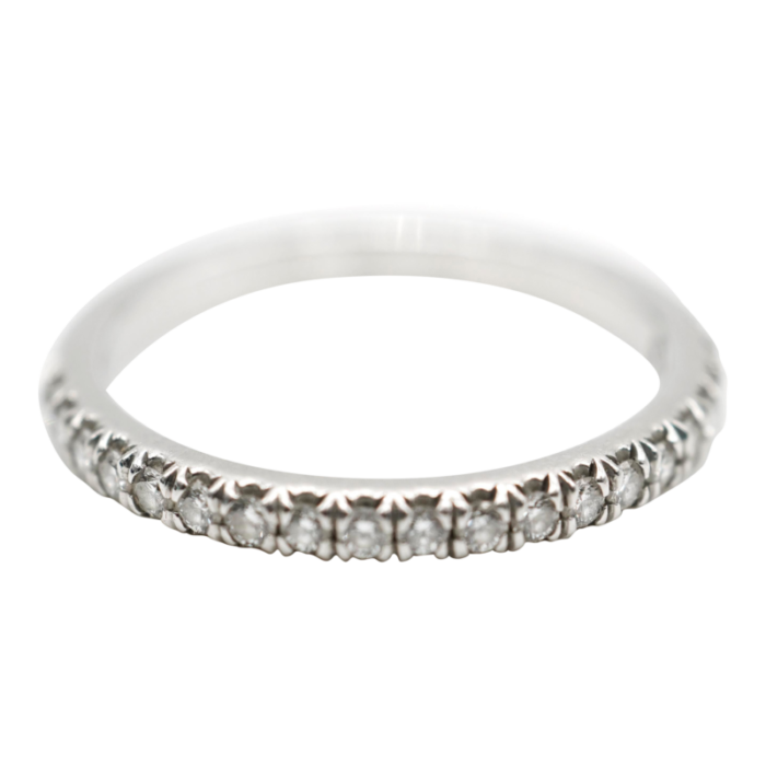 tiffany and co soleste half eternity band in platinum 4517