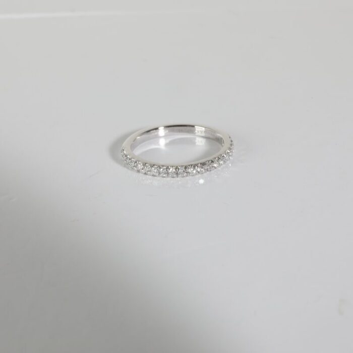 tiffany and co soleste half eternity band in platinum 8155