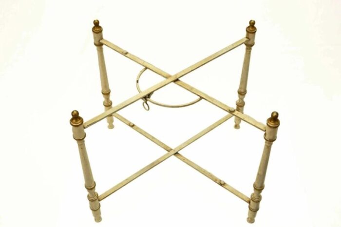 tole tray table metal tray folding stand regency style 3418