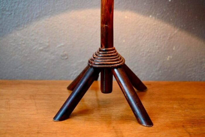 tripod rattan lamp 1970s 9203