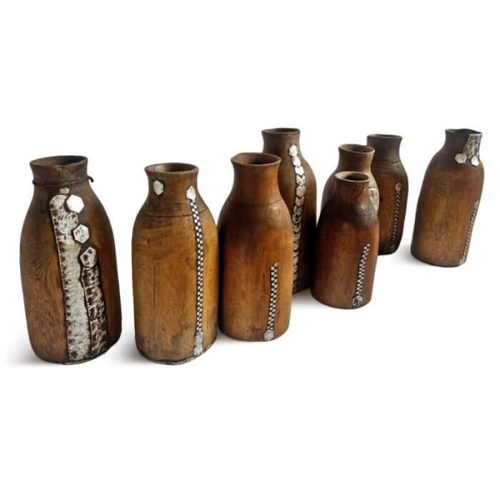 tutsi vintage wood jar 2953