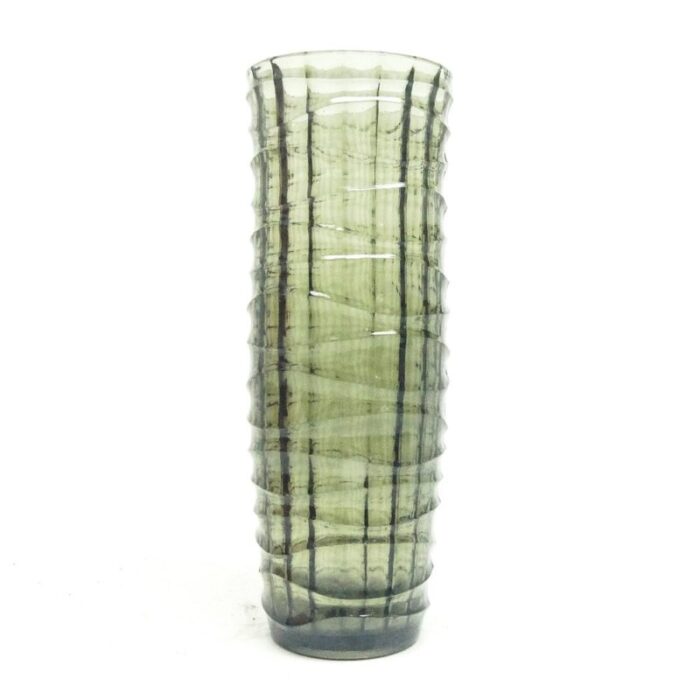 vase by jan sylwester drost for zabkowice steelworks 1970s 5