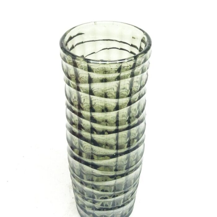 vase by jan sylwester drost for zabkowice steelworks 1970s 6