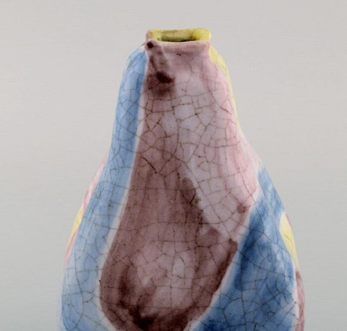 vase in glazed ceramic by marcello fantoni italy 1960s 3 scaled