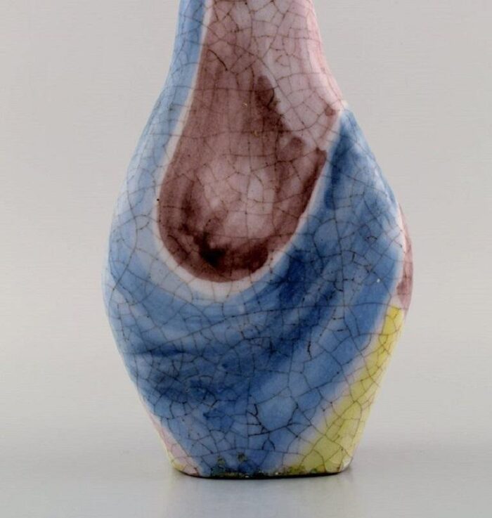 vase in glazed ceramic by marcello fantoni italy 1960s 5 scaled