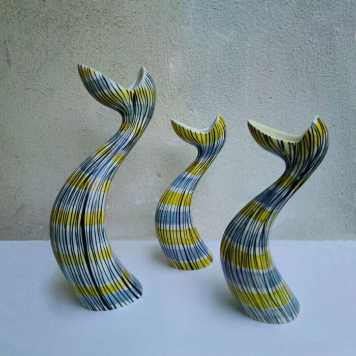 vases from alessio tasca 1950s set of 3 11