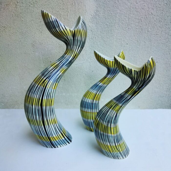 vases from alessio tasca 1950s set of 3 12