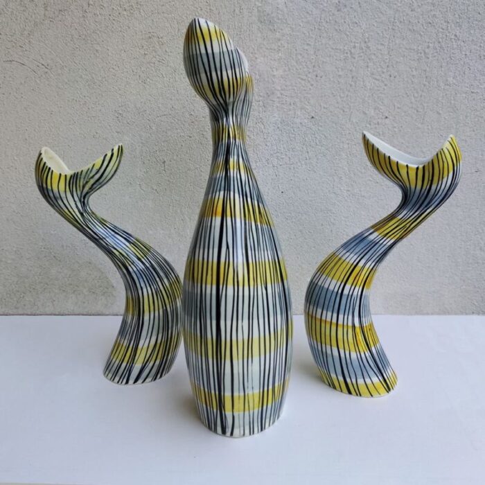 vases from alessio tasca 1950s set of 3 13