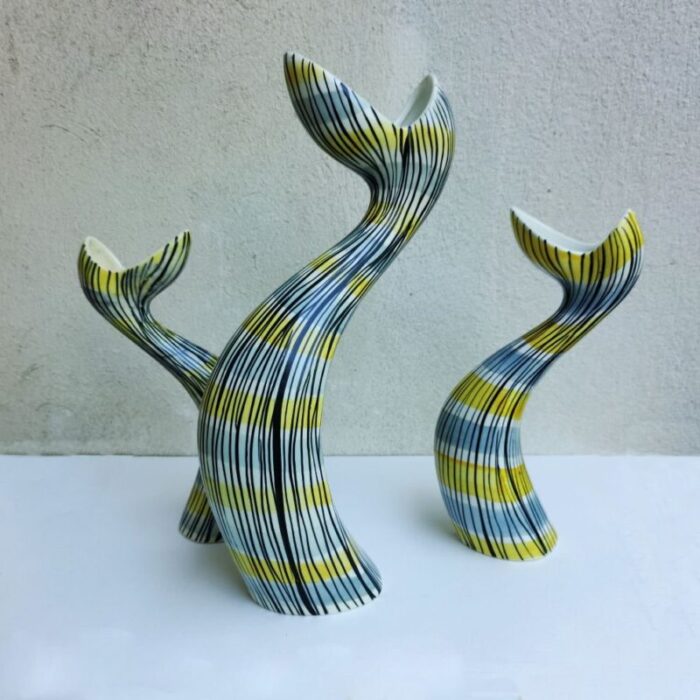 vases from alessio tasca 1950s set of 3 14