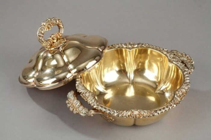 vermeil lobed tureen by charles nicolas odiot mid 19th century set of 2 9