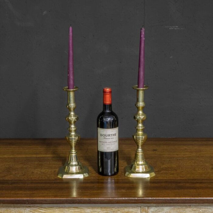 victorian candlesticks set of 2 10