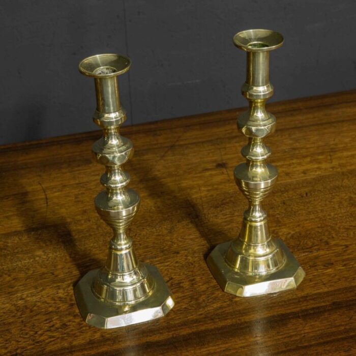 victorian candlesticks set of 2 8