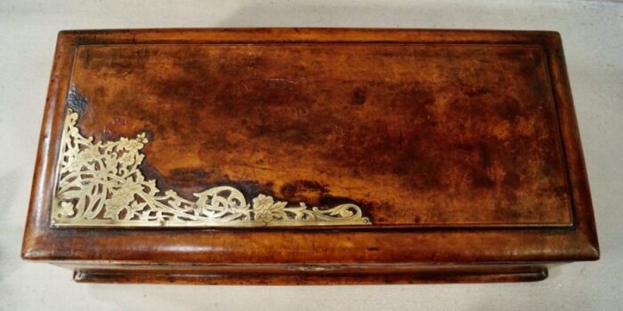 victorian french leather glove box 3