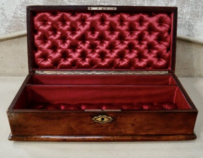 victorian french leather glove box 6