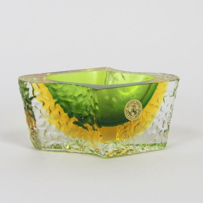 vide poche or ashtray in murano glass by luigi mandruzzato 1970s 1