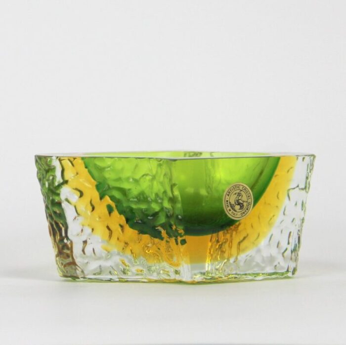 vide poche or ashtray in murano glass by luigi mandruzzato 1970s 4