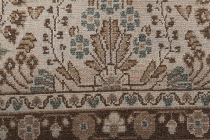 vintage anatolian wool stair runner rug with floral motifs 6