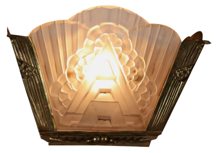 vintage art deco wall lamp italy 1940s 7403