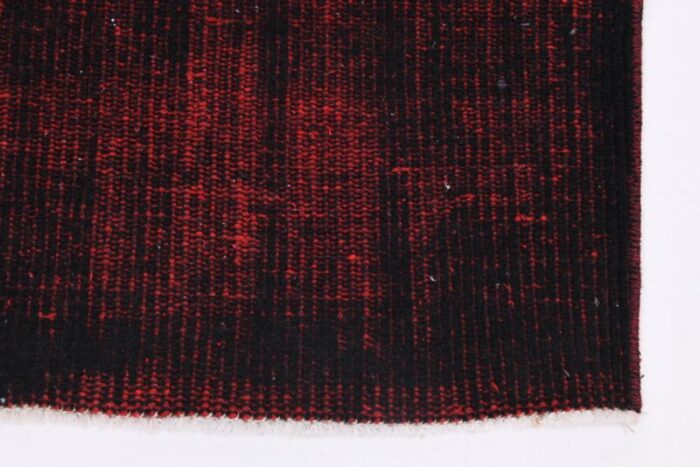 vintage black red rug 11