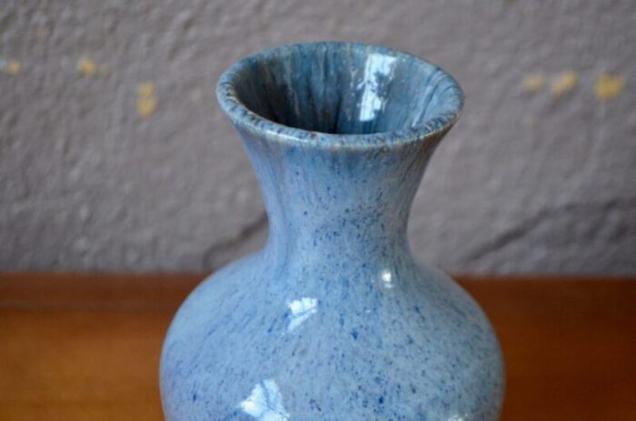 vintage blue accolay vase 4