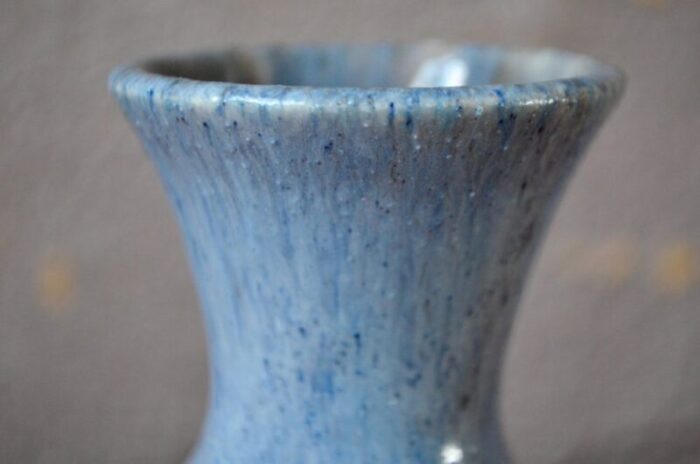 vintage blue accolay vase 5