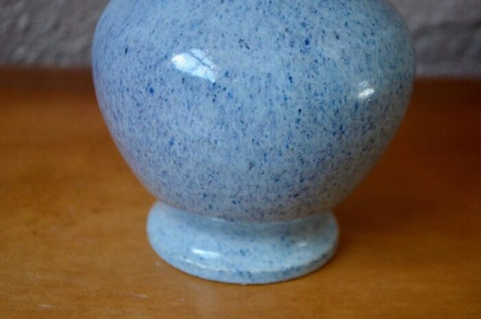 vintage blue accolay vase 7