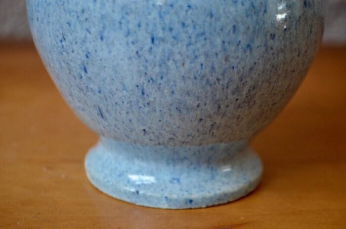 vintage blue accolay vase 9