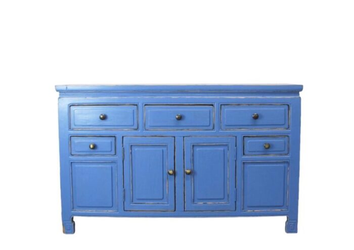 vintage blue tianjin sideboard 0794