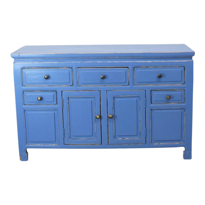 vintage blue tianjin sideboard 2042