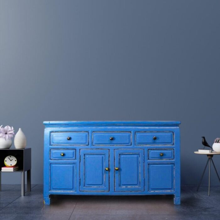 vintage blue tianjin sideboard 3391