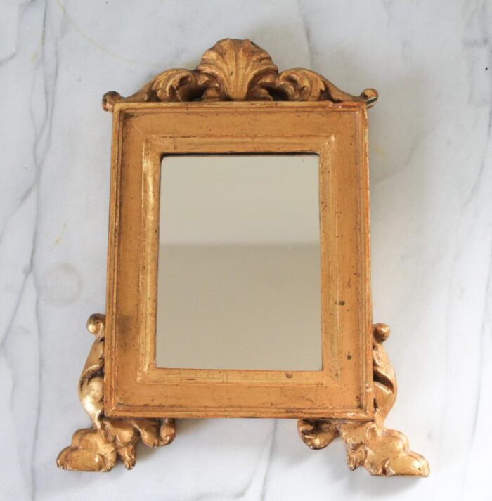 vintage borghese giltwood mirror 7668