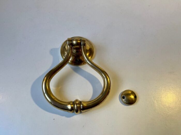 vintage brass door knocker 3