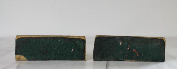 vintage brass ship bookends a pair 2090