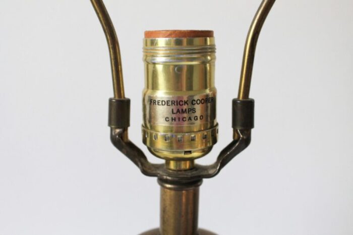 vintage brass table lamp by frederick cooper 4006