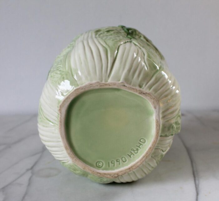 vintage cabbage leaf container 6066