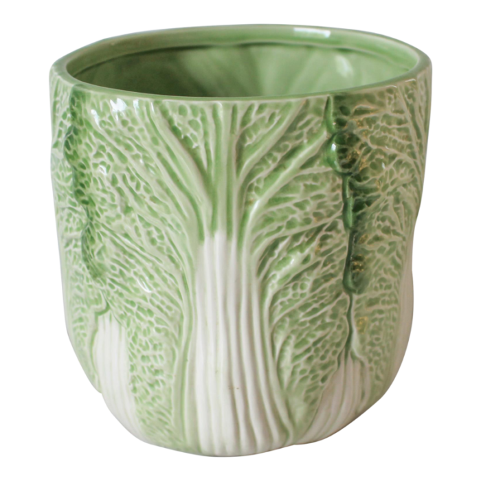 vintage cabbage leaf container 7009