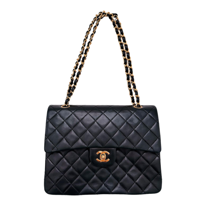 vintage chanel medium double flap bag 9081