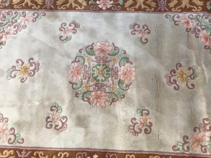 vintage chinese pekin rug 7