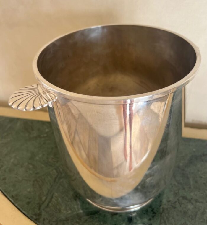 vintage christofle silverplated champagne wine bucket c 1950s 5437