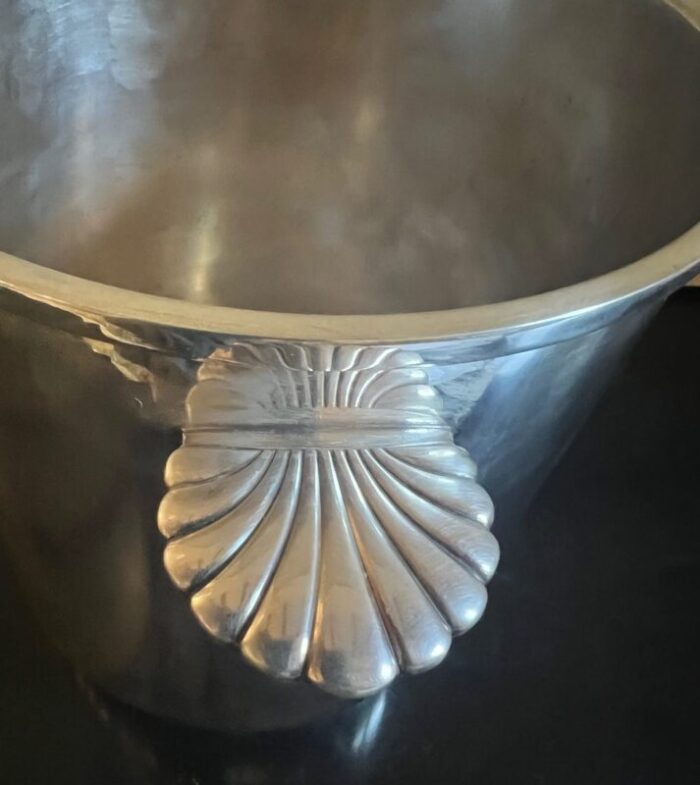 vintage christofle silverplated champagne wine bucket c 1950s 7517