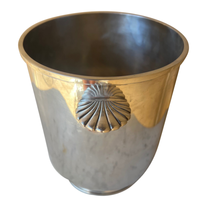 vintage christofle silverplated champagne wine bucket c 1950s 7907