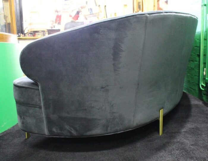 vintage curved sofa 2010s 4322