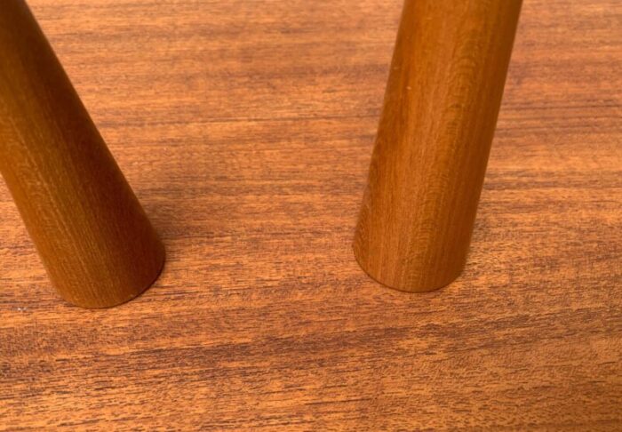 vintage danish teak candleholders set of 2 12