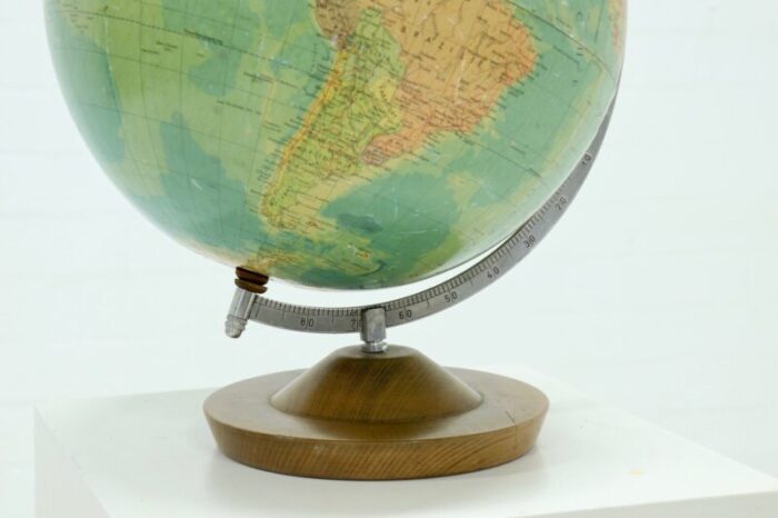 vintage earth globe by raethgloben germany 1970s 4