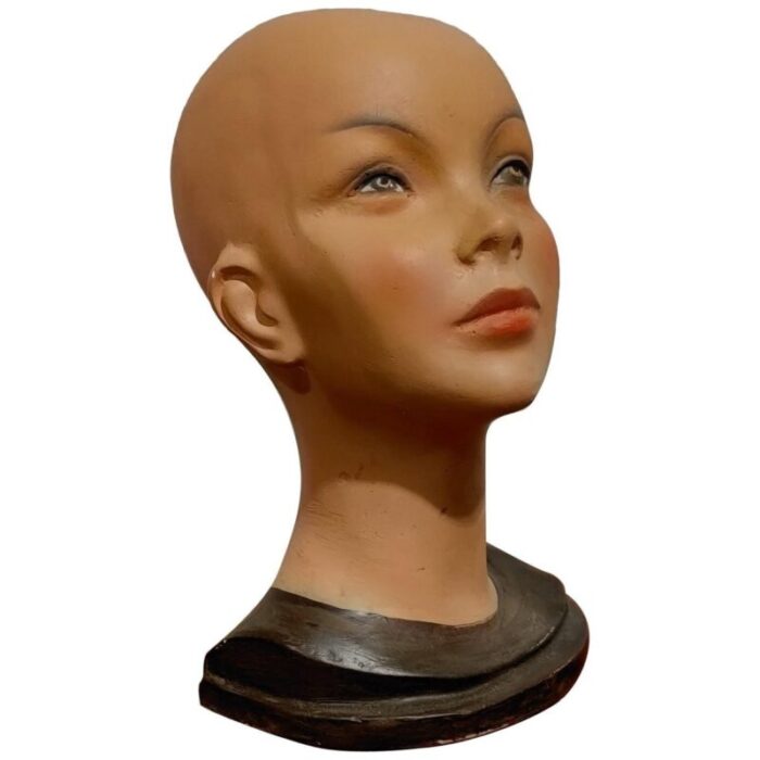 vintage female mannequin bust 1